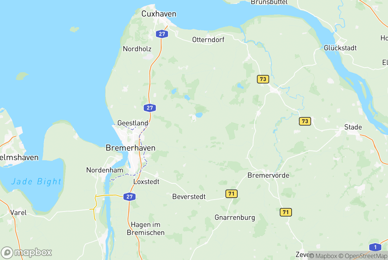 Karte von der Region und Umgebung mit den betreuten Orten